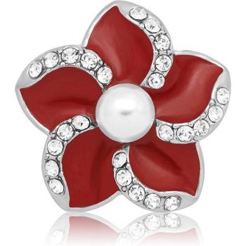 KZ1377, boutons à pression en cristal avec fleurs de perles colorées, 25MM