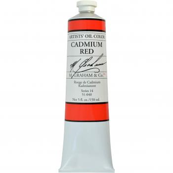 M. Graham Oil Paint Cadmium Red 5oz
