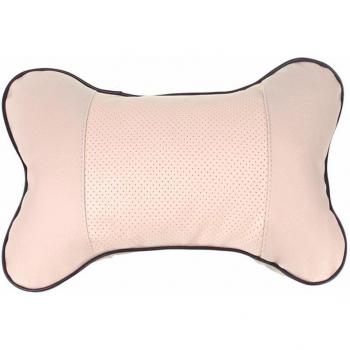 Coussin de voyage auto en cuir respirant