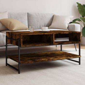 Mesa de Centro VidaXL Derivada de Carvalho Fumado 90x50x45