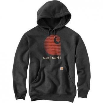 Carhartt Felpa con cappuccio Rain Defender C Logo S Grigia