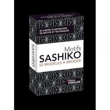 Motifs sashiko : 52 modèles à broder : 52 cartes d'inspiration de motifs et techniques