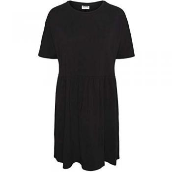 NOISY MAY Kleid 'Kerry' mit Raffung in Schwarz