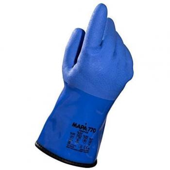 Gants de travail résistants aux températures élevées Mapa Temp Mer 770 Taille 9 Bleu (1 paire)