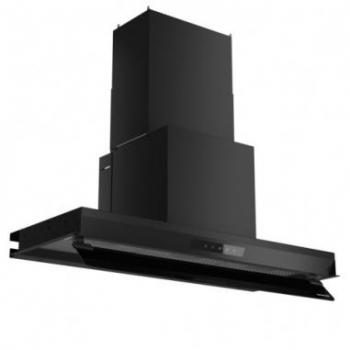 Silverline 3129.9.733.28 Inside 3 Cappa Cucina Filtrante da Incasso Larghezza 90 cm Classe A colore Nero