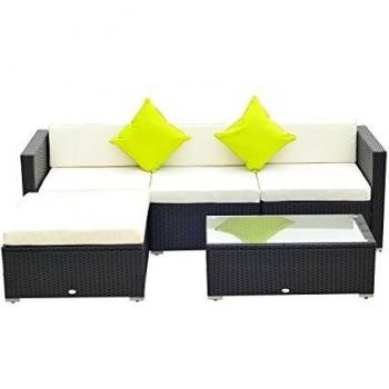 Pieces Rattan Sofa Set