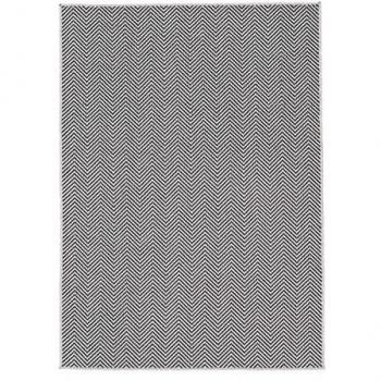 Carpetfine Boho 106 Flachgewebeteppich für Innen und Außen, rechteckig, 4 mm Höhe, robust, Sisal Optik, UV-beständig