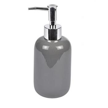 Douceur d'intérieur : distributeur de savon céramique anthracite
