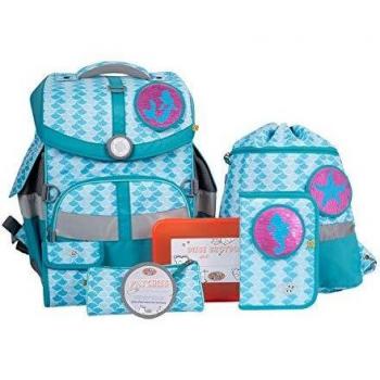 Timeless Air Schulranzen-Set “Emily” – 7‑teilige Packung, School Mood