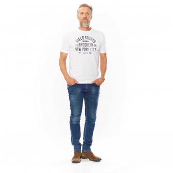 Weißes Kitaro Shirt für Männer – L