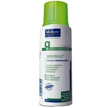 SEBOMILD Champú para Mascotas con Piel Grasa 200 ml