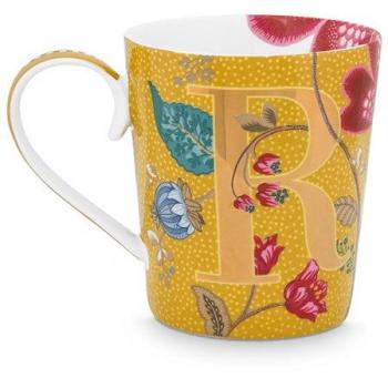 Mug Jaune Alphabet Oiseaux