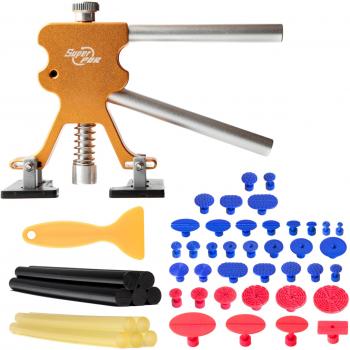 Kit Puller PDR per rimozione ammaccature, colla + 38 punte