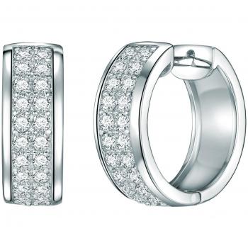 Rafaela Donata Brillo Plateado Transparente