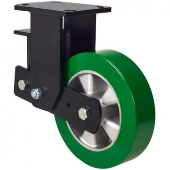 Rueda Fija Alex 17hlsb200-augb – Suspensión Aluminio / Poliuretano Verde con Eje Bolas