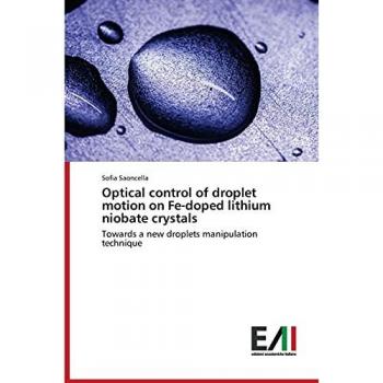 Optical control of droplet motion on Fe-doped lithium niobate crystals
