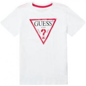 Guess Kids Triangle Logo Short Sleeve Shirt