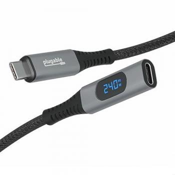 Plugable USB-C Anschlusskabel + Meter (1 m, USB 3.2 Gen 2)