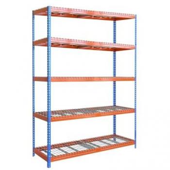 Kit de Estanterías Ecoforte 1806‑5 Rex (Azul/Naranja)