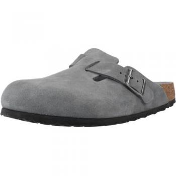 Boston Suede Stretto – Sabot Grigio 38 (Bluastro)