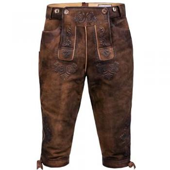 Januar-Lederhose Kniebund Wildbock
