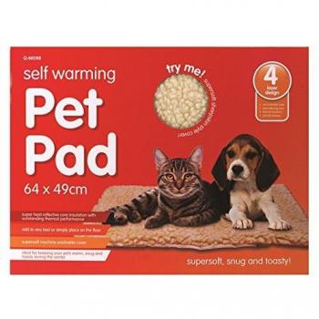 Self Heating Pet Blanket Pad for Cat and Dog Bed Medium
