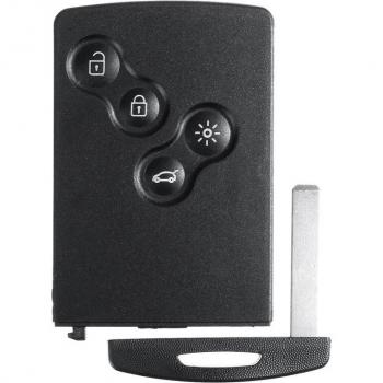 Télécommande 4 boutons, 43hz, transpondeur PCF7952, Renault Megane 3