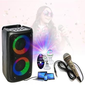 Enceinte LEO-250 avec Lumières Rotatives