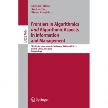 Vitalsource Technologies, Inc. Frontiers In Algorithmics And Algorithmic Aspects In Information And Ma