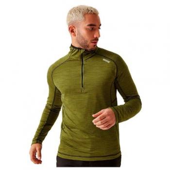 Regatta Men's Yonder II Half Zip Fleece Jacket Nephrite Green, Size: XXL