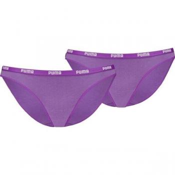 PUMA Violette Damen-Underwear Pack – 2‑Stück, Größe S