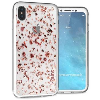 I-Paint Glitzer Hülle für iPhone X/Xs in Pink