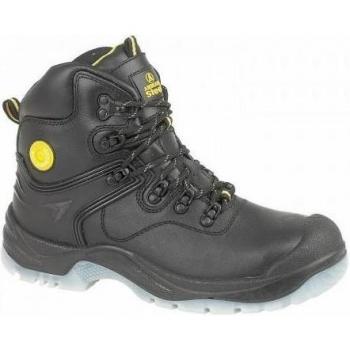 Amblers Steel FS198 Safety Footwear – Lady's 10.5 UK, Matte Black