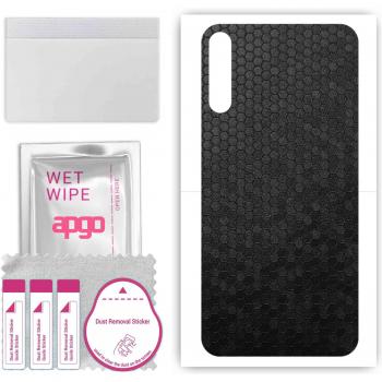 Rückendeckel-Upgrade APGO: Black Honeycomb Pattern für Tecno Camon 15 Air