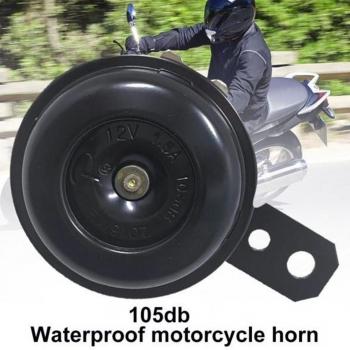 Motorrad‑Horn 12 V, wasserdicht, 105 dB, für alle Modelle geeignet