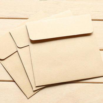 10pcs 10*10cm Candy Color Greeting Card Envelopes