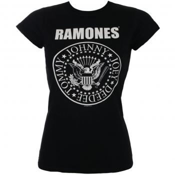 Chemise noire « Ramones Femme » – Sceau Présidentiel
