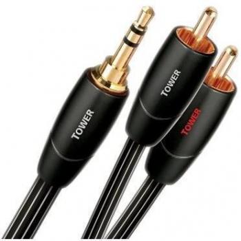 AudioQuest 0,6 m Tower Klinke‑zu‑Cinch Kabel (2×RCA)