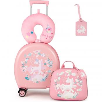 Zaino Valigia Trolley con Maniglia Regolabile Unicorno