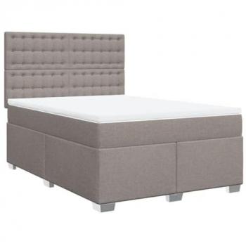 Boxspringbett Taupe 140x200 cm inkl. Matratze