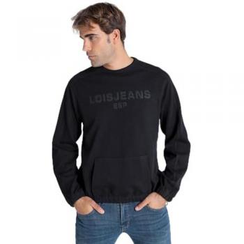 Lois Jeans Sudadera Algodón Manga Larga Bordado 3D