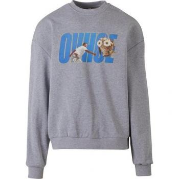 Ovhoe Oversized Rundhalspullover – Herren, erdgrau, 1‑teil