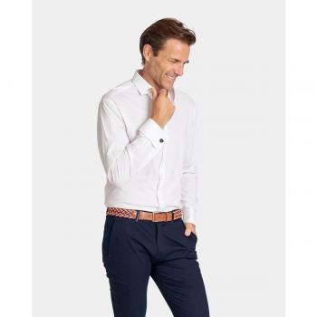 Camisa Elegante Slim Blanca para Hombre