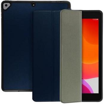 Housse iPad 10.2 – Éco-cuir Bleu Nuit, fonction support vidéo
