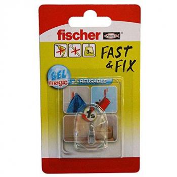 Fischer colgador temporal magic gel small hook trans 533609