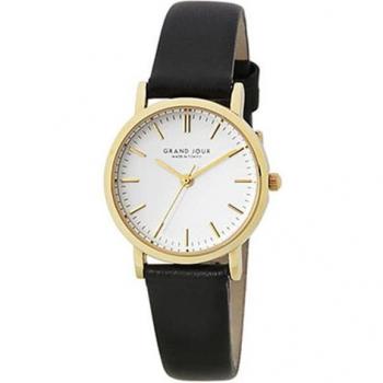 Grandjour Sun Flame – Rundenanaloguhr für Damen, MJGJQA03-BK