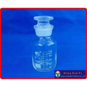 Flacon à Ouverture Large 125 ml, Verre Transparent – Pack 2