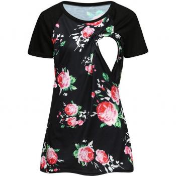 Chemise à manches courtes « Maman Chic »