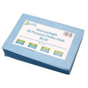 Work Heavyweight Cloth 400x400mm Blue (25 Pack) CCBV50ARL