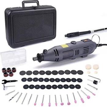 Variable-Speed Rotary Tool with 60 Attachments